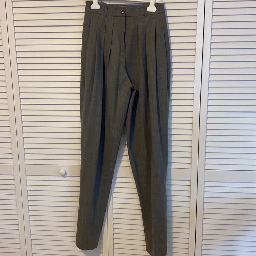 Michael Kors Collection tropical wool slacks